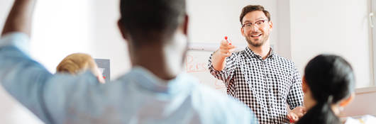 trainer in the classroom